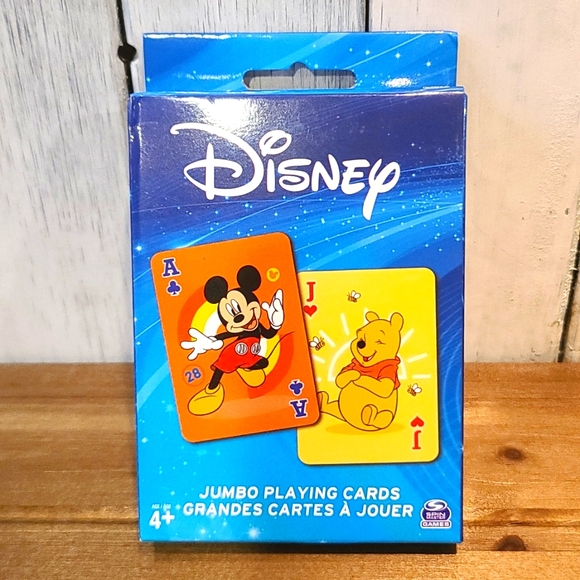 Disney jumbo playing cards 54 cards NIB - Picture 1 of 4